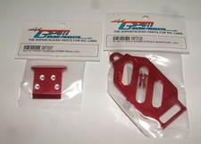 TEAM LOSI MINI-T 1.0 GPM RED ALUMINUM F BUMPER  BATT HOLD DOWN SMT003F SMT0126