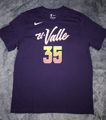 Nike NBA  Kevin Durant #35 Phoenix Suns City Ed ~ El Valle T-Shirt Men's Size XL