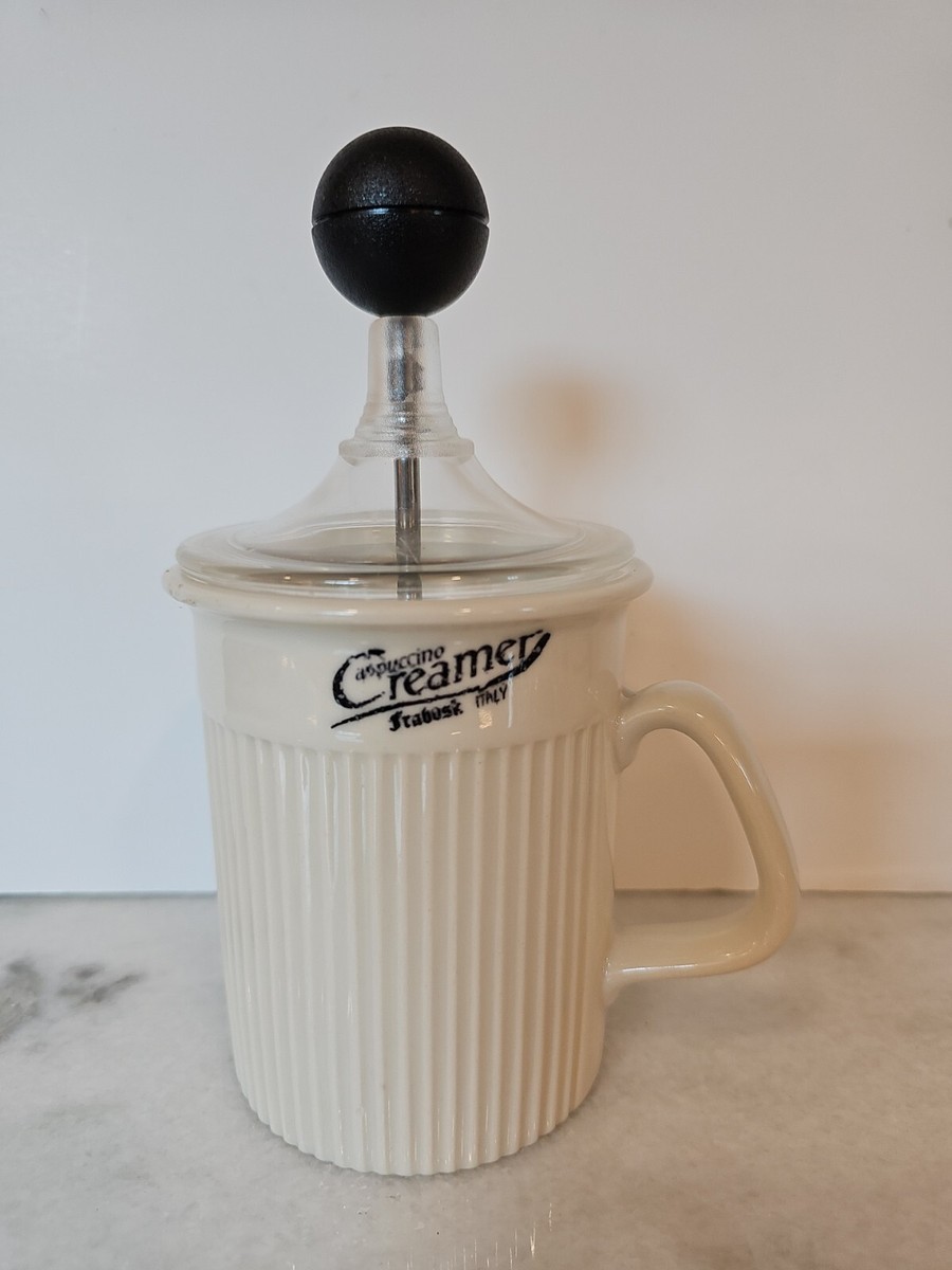 Vintage Cappuccino Creamer by FRABOSK Italy Frothing Mug Coffee Milk Ceramic