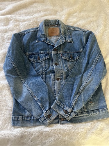 Vintage Levi’s Trucker Jacket 90s Faded Size 42