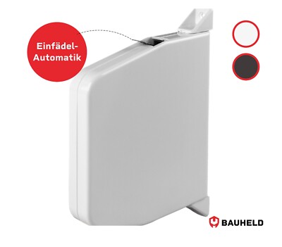 BAUHELD Rolladen Gurtwickler Aufputz Rolladengurt 14mm 23mm Ohne Gurt Weiß Brau