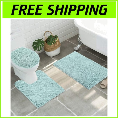 Versatile Anti-Slip Microfiber Bath Mats - Perfect for Any Bathroom Size