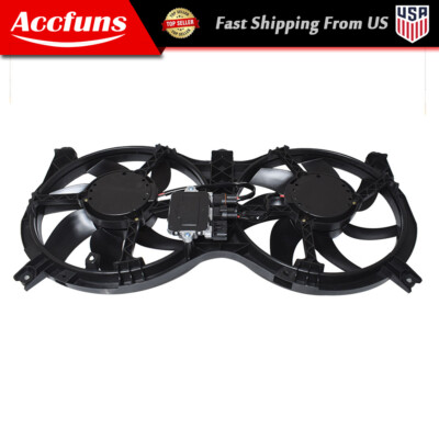 #ad #ad Radiator Cooling Fan W Control Module For 2013 18 Nissan Pathfinder 13 Infiniti $61.18