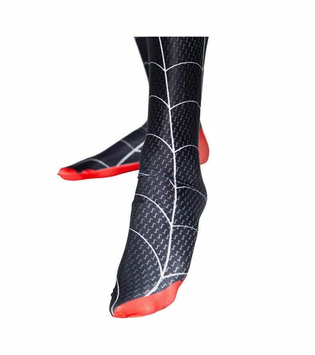 Miles Morales Spiderman Jumpsuit Kids/Adult Costume Cosplay Mask+Bodysuit110-190 - Picture 8 of 13