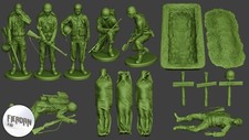 Artejaol Toy soldiers American soldiers ww2 A11 1:32 from FIERDAN Studio