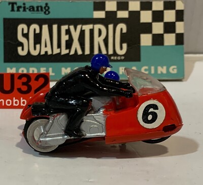 SLOT CAR SCX TRIANG SCALEXTRIC MM/B1 Motorrad Seitenwagen Typhoon