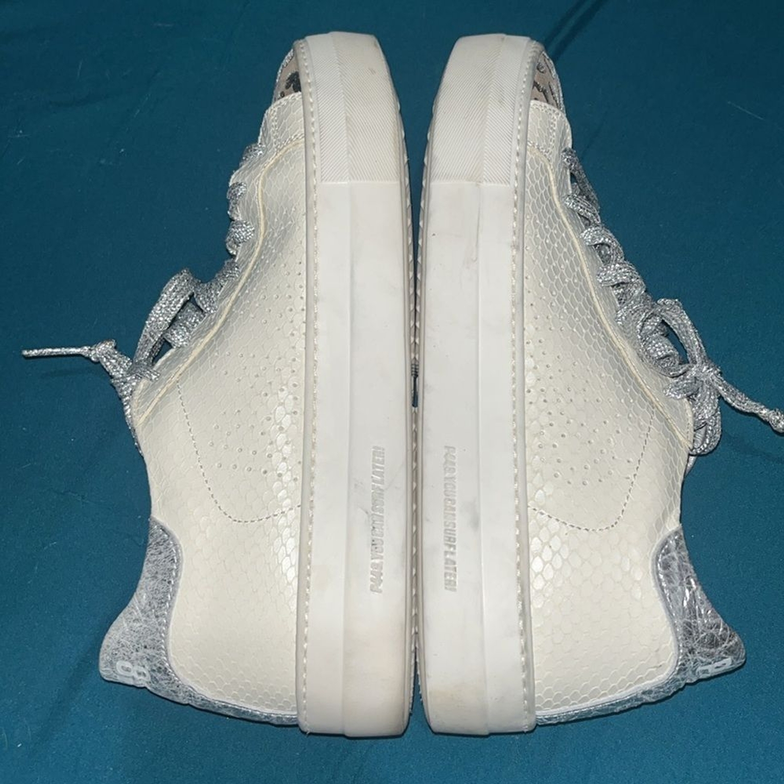 P448 Thea Python Roccia Leopard Sparkly silver  S… - image 4