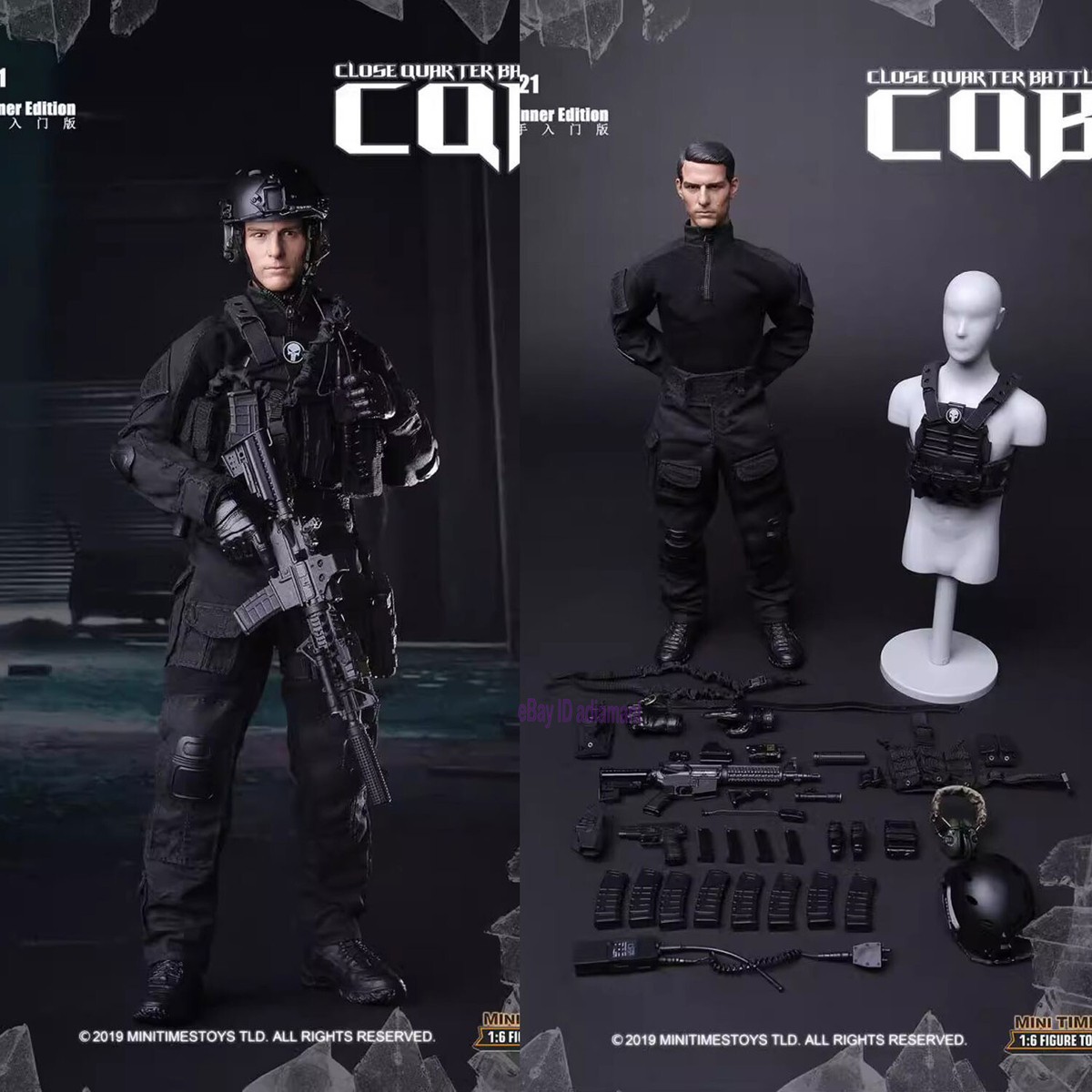 Mini Times Toys CQB CIA Soldier Man Tom Cruise 1/6 Action Figure