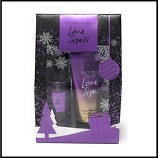 Victoria's Secret Love Spell Fragrance Mist  Body Lotion 2pc Travel Gift Set