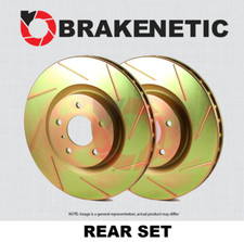 Rear Set Brakenetic Sport Slotted Brake Rotors Cobra Bns61046.ss Rear Set Brakenetic Sport Slotted Brake Rotors Cobra Bns61046.ss