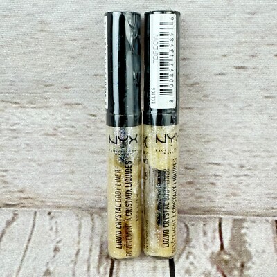 NYX Professional Makeup Liquid Crystal Liner Crystal Hip 0.17 fl oz LCL 106 Pk-2