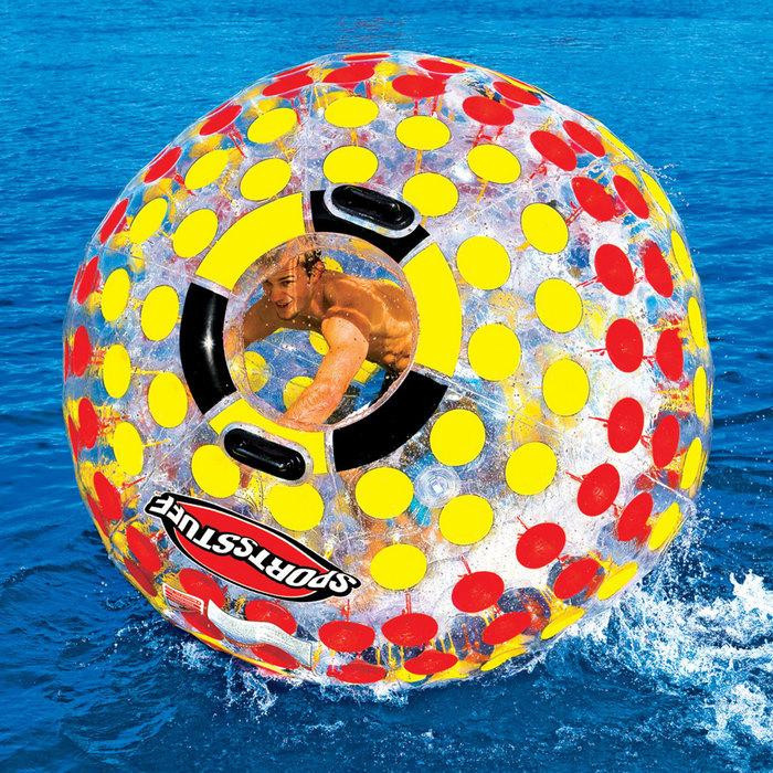 Sphère gonflable Nuclear Globe Sportsstuff à double paroi en PVC ultra résistant pour lac
