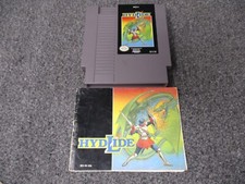 Nes Nintendo Hydlide w/ Manual Tested