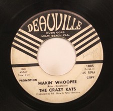 Rock Promo 45 The Crazy Kats - Makin' Whoopee / The Candy Stik Twist On Deauvill