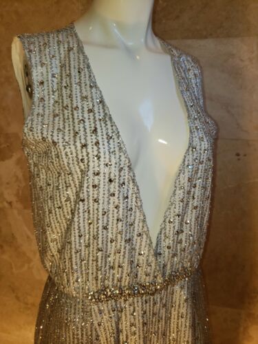 Amazing NWT La Dolce Vita embellished celebrity  train jumpsuit M Saab Godfrey - Picture 3 of 7