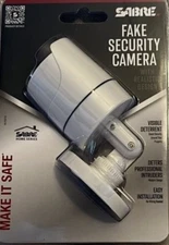 Sabre Dummy Security Camera Fake Surveillance with Adjustable Mount Indoor Outdo