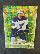 22-23 UD ICE Hockey Green SP Parallel 27 Jordan Kyrou