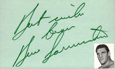 Bruno Sammartino Signed Auto 3x5 Index Card