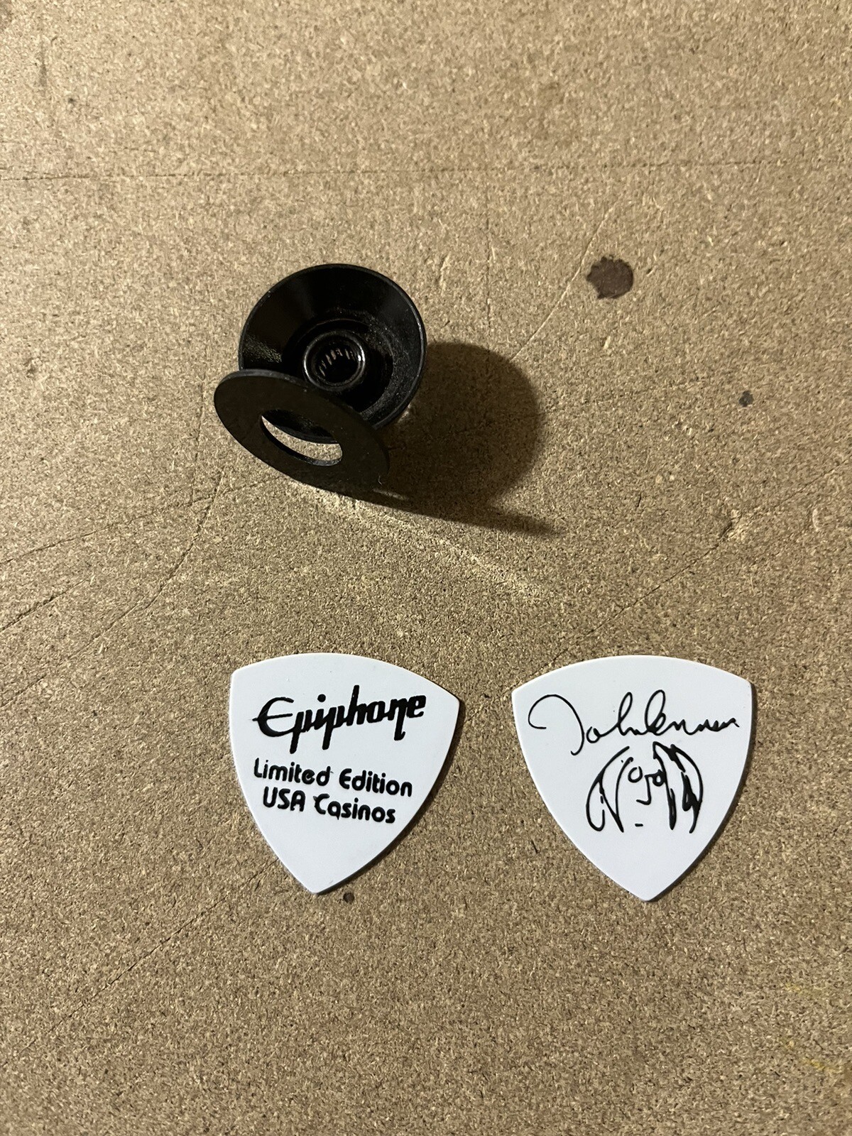 John Lennon Epiphone Casino Upgrades Coarse Spline Black Knob Washer