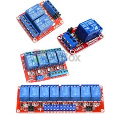 High Low Level Trigger 5V/9V/12V/24V 1/2/4/8 Channel Relay Module w/Optocoupler