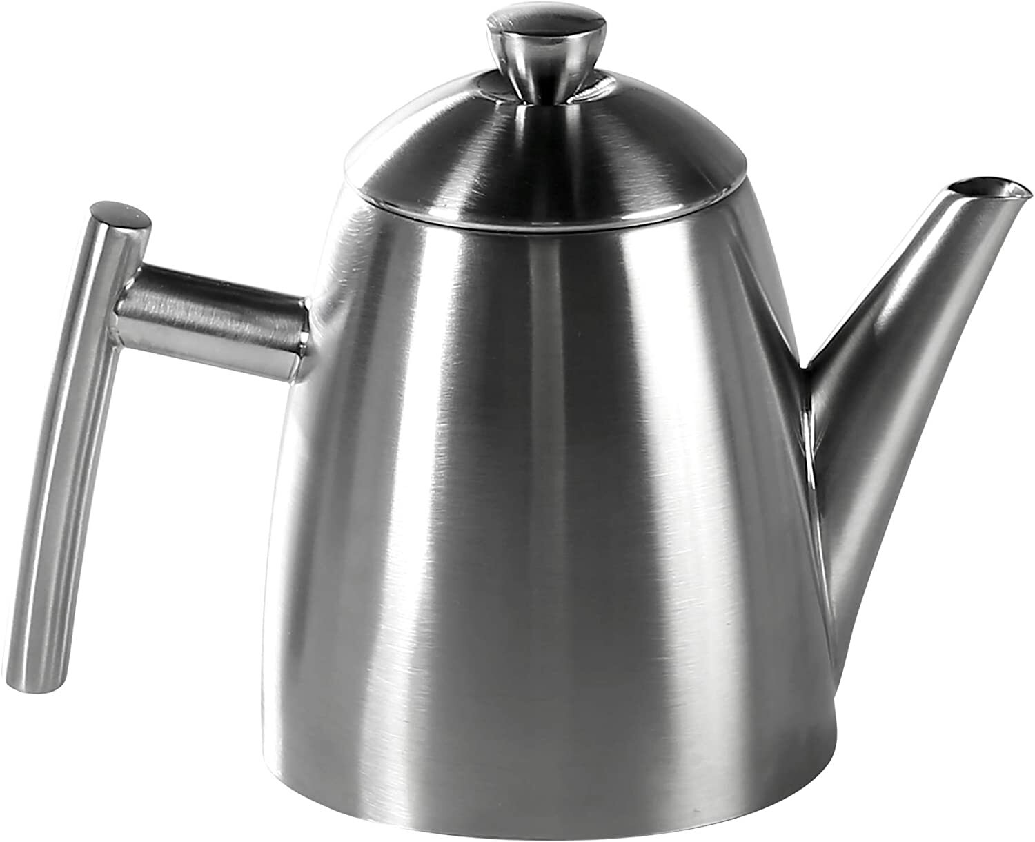 Frieling 18/8 Stainless Steel Tea Warmer Teapot with Infuser