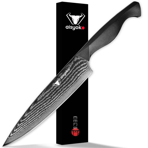 aisyoko Professional Chef Knife 8 "Damascus Kitchen Knife 8C High