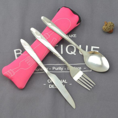 fork spoon knife utensils cutlery camping portable cooking tools
