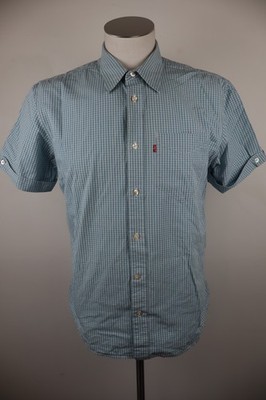 LEVI'S HERREN HEMD L SLIM MAN CASUAL VINTAGE SHIRT BAUMWOLLE KURZARM COTTON