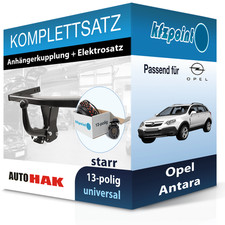 Für Opel Antara 06.2011-08.2017 AUTO HAK Anhängerkupplung starr + 13polig E-Satz