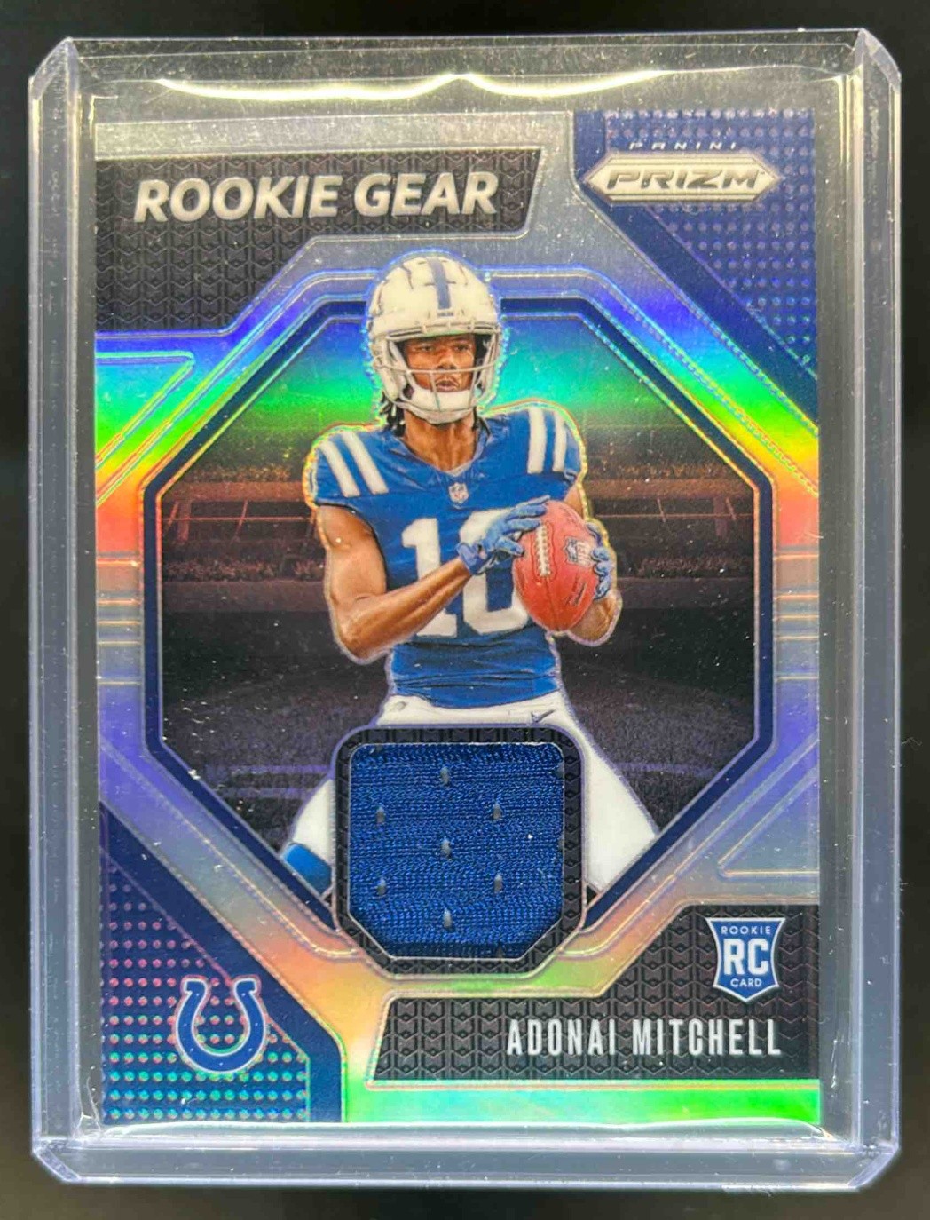 2024 Prizm Adonai Mitchell Rookie Gear RC Rookie #RG-AML Colts