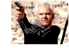 Star Trek Malcolm McDowell Autographed 11x14 Photo ACOA Witness ITP