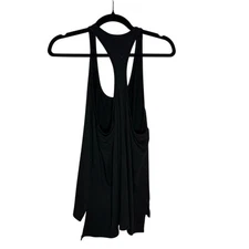 Bluesalt Tank Top Women's 5 Racerback Black Modal Made in USA	