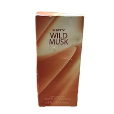 Coty Wild Musk 1.5 Fl. Oz Cologne Spray New