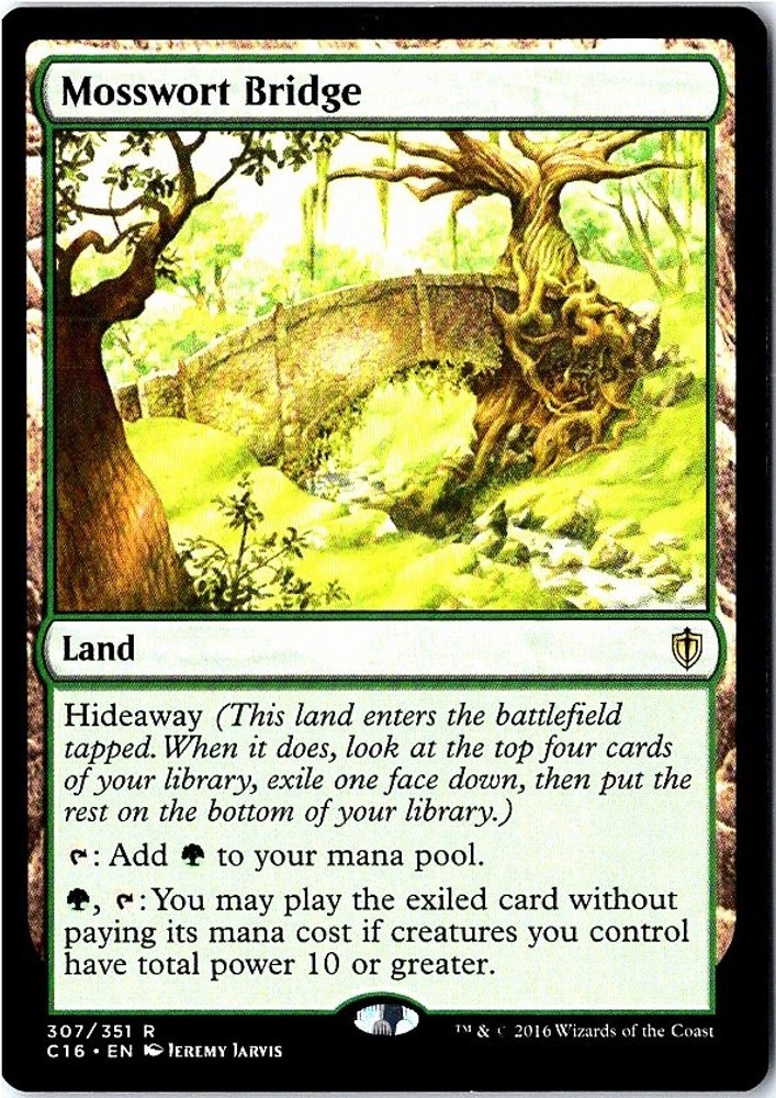 Mosswort Bridge 307 Commander 2016 NM