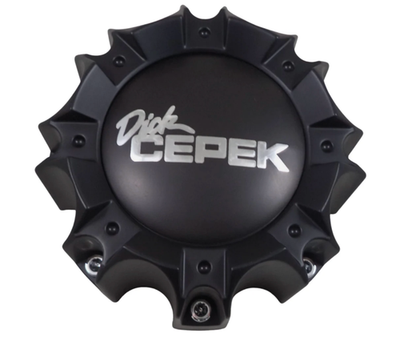 x4 Dick Cepek Wheels Flat Black Wheel Center Hub Cap CAP-WX05