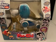 vintage interactive Super Poo -Chi Blue ears Tiger Hasbro