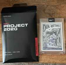 Topps 2020 Project 2020 Don Mattingly #95 New York Yankees MLB Baseball Card