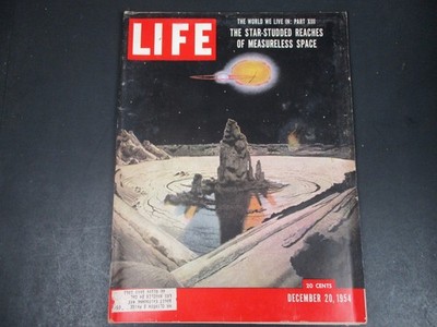 Chesley Bonestell World We Live Space Planet LIFE Magazine December 20 1954