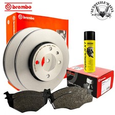 BREMBO Bremsensatz Bremsscheiben Bremsbelag + Bremsenreiniger vorne für SEAT VW