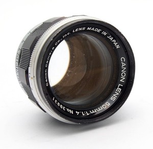Canon Lens - Vintage Rangefinder Lens 50mm F1.4 L39 Mount - 90 Day Warranty