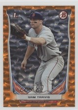 2014 Bowman Draft Orange Ice 20/25 Sam Travis #DP61 1v3
