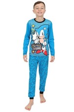 Boys Sonic The Hedgehog Ring Long Gamer Cotton Pyjamas