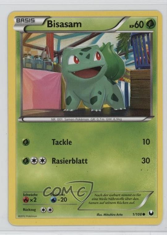Bulbasaur Pokemon Black & White Dark Explorers #1