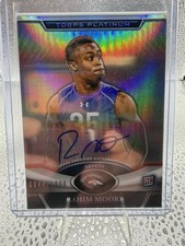 2011 Topps Platinum- Rahim Moore #124 Refractor Rookie Autographs /1000 (AU, RC)