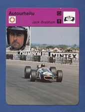 1979 Finnish Sportscaster Auto Racing #1614 Jack Brabham