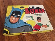 Whitman Batman Follow the Color Magic Rub-Off Set Vintage 1966