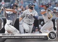 2021 TOPPS NOW #888 TAMPA BAY RAYS