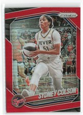 2025-26 PANINI PRIZM WNBA RED SYDNEY COLSON 291/299 INDIANA FEVER #1