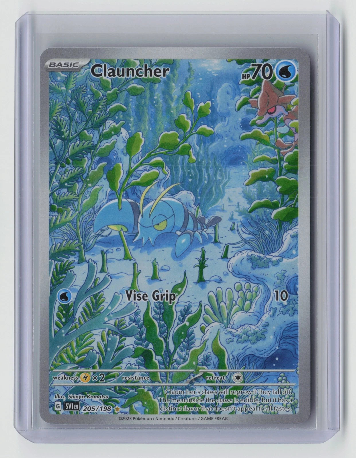 Pokemon SV01: Scarlet & Violet Base Set #205/198 Clauncher - NM