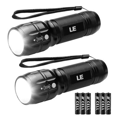 Lighting EVER LED Flashlights High Lumens, Small Flashlight, Small, Black